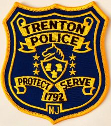 TRENTON NJ POLICE SHOULDER PATCH